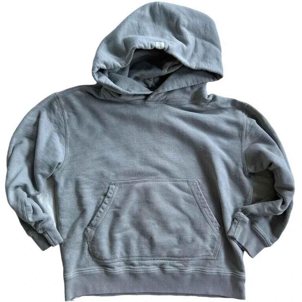 Tkees 2 pc Relaxed Hoodie Jogger set 100% Cotton Kids Sz 5 Gray